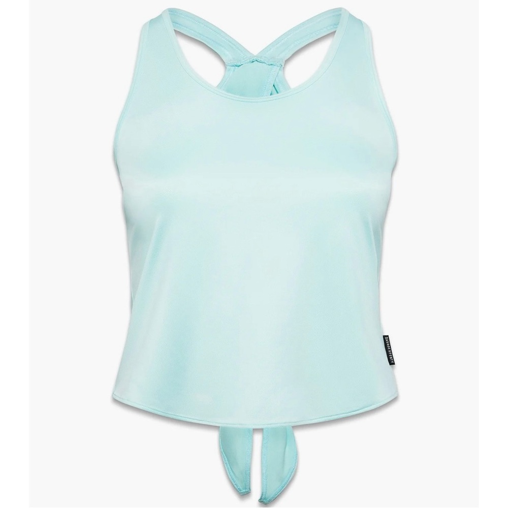 SAVAGE X FENTY BY RIHANNA Light Layer Open-Back Tank Island Breeze Blue L 12/14